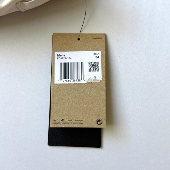 Nike Tour Mens 8" Chino Golf Shorts Sz 34 NWT Light Khaki FD5721-104 Standard - Picture 5 of 10